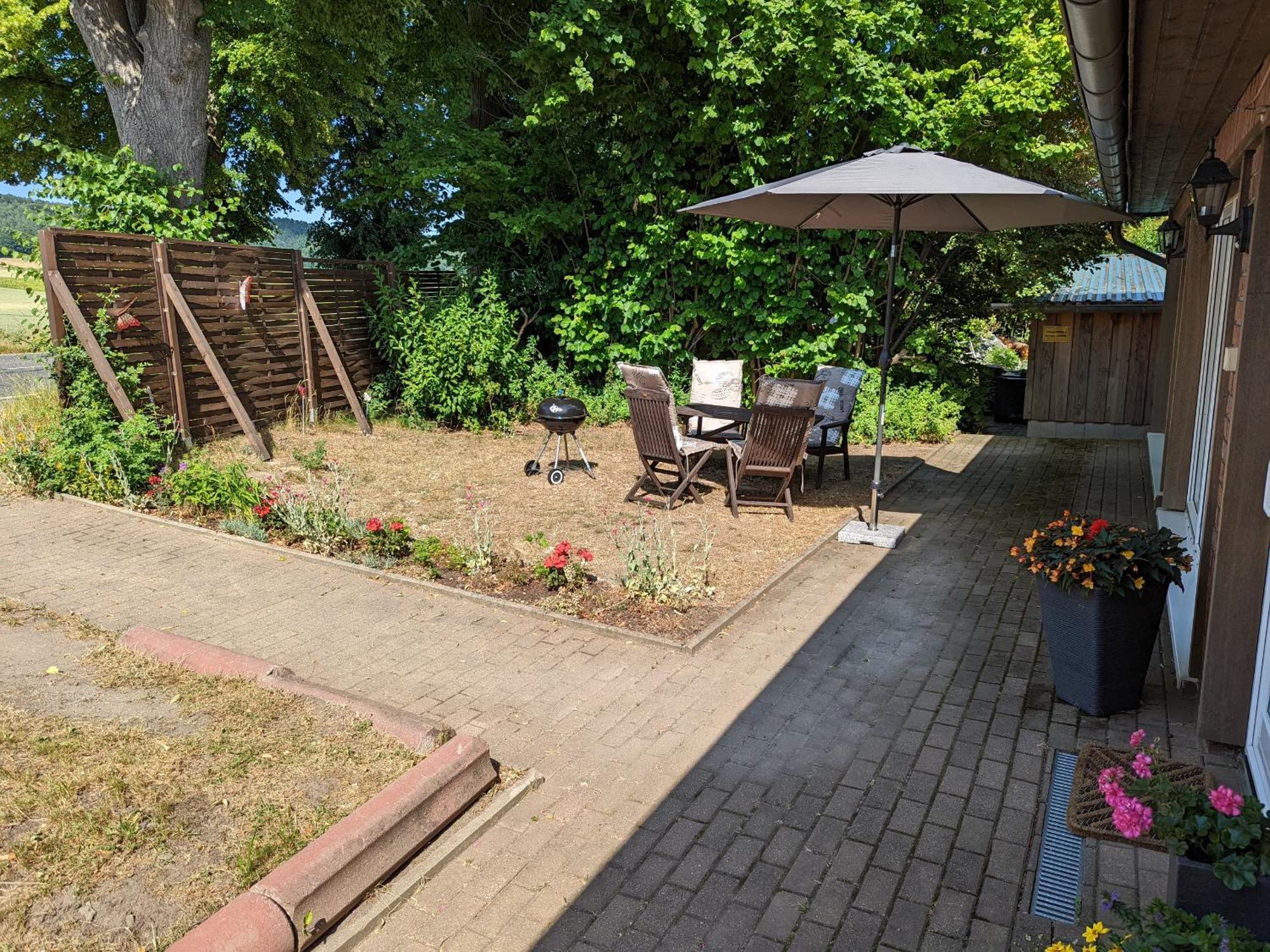 W5 - Urlaubsmagie - Wohnung Mit Grill, Terrasse & Pool Lichtenhain  Exterior photo
